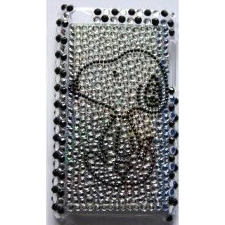 Koolshop Snoopy Silver Bling Rhinestone Cover Case for iPod Touch 