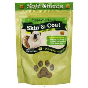  NaturVet   Skin & Coat Soft Chews   65 Chews