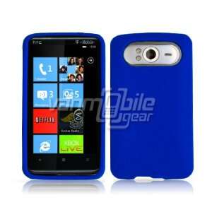 VMG Blue Premium Quality Soft Rubber Silicone Gel Skin Case for HTC 