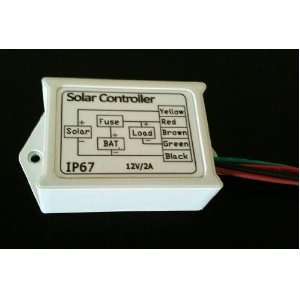  Ensupra Solar Charge Controller 2 Amp, 12Volt, Cutely 
