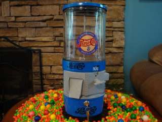   PEPSI COLA* Gumball & Candy Vending Machine Pepsi Signs Coin Op  
