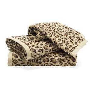  Williams Sonoma Home Animal Jacquard Bath Towel, Leopard 