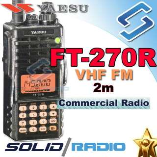 This is original Yaesu FT 270R VHF FM 5W handheld transceiver. 100% 