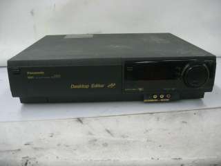 Panasonic AG 1980P Desktop Editor Pro Line VCR  