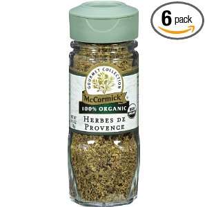 McCormick 100% Organic Herbes De Provence, 0.65 Ounce Units (Pack of 6 