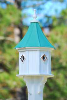 FANCY HOME PRODUCTS BIRDHOUSE PATINA COPPER SLOPE ROOF  
