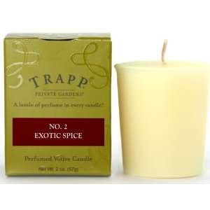  Exotic Spice (No. 2) 2 oz. Votive Candle by Trapp Candles 