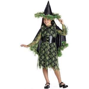   Lime Feather Witch Halloween Costume (Size Medium 8 10) Toys & Games