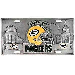  Green Bay Packers License Plate 3D