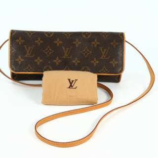 Louis Vuitton Monogram Pochette Twin GM Small Bag  