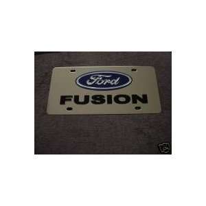  FORD FUSION LICENSE PLATE TAG POLISH STAINLESS STEEL Automotive