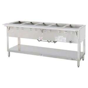   WB305 5 Well Gas Open Wet Bath Steam Table   Aerohot