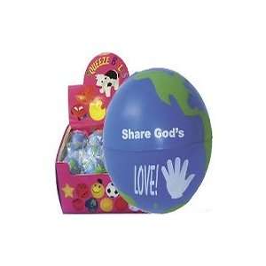    Share Gods Love (globe) Stress Balls Pack of 24