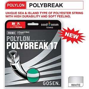    Gosen Polylon Polybreak 18 Tennis String Set