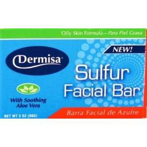  Dermisa Soap Sulfur Facial 3 oz. (Case of 6) Beauty