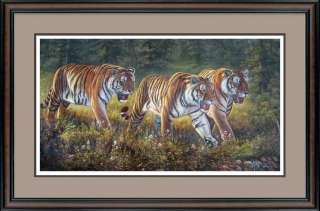 Original Wild Animal Oil painting arttiger30x60  