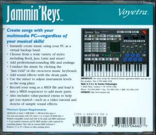   Keys from Voyetra create MIDI music on your PC Windows 95 98 ME XP NEW