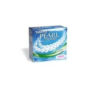 Tampax Pearl Tampons With Plastic Applicator, Super Absorbency, Fresh 