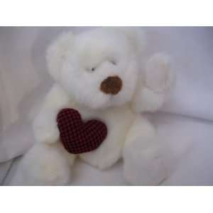  Valentine White Teddy Bear 8 Plush Toy Collectible 