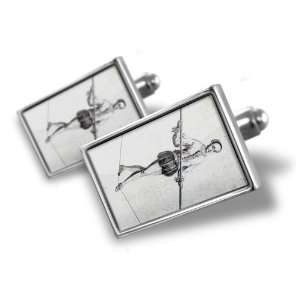  Cufflinks Circus tightrope   Hand Made Cuff Links A MAN 