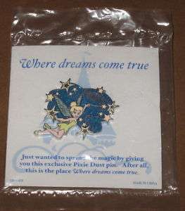 Disney Year of a Million Dreams Tinkerbell Exclusive Pixie Dust Pin 