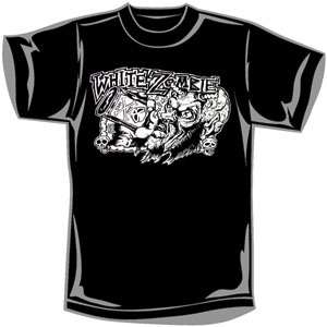 WHITE ZOMBIE T SHIRT LETS JUST KILL EVERYBODY  