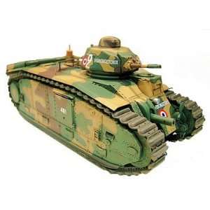   35 French Battle Tank Char B1 bis w/75mm Gun Kit Toys & Games