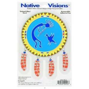  Native Visions   Window Transparencies Kokopelli   1 Piece 