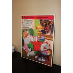   Letters to Santa Claus Frame Tray Puzzle dated 1973 