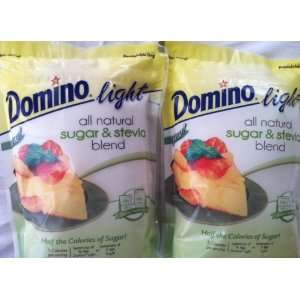Domino Light All Natural Sugar & Stevia Blend (32 Oz. Bag) Pack of 2