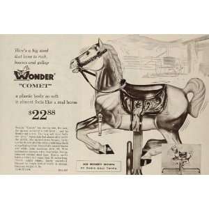  1963 Original Print Toy Ad Wonder Comet Rocking Horse 