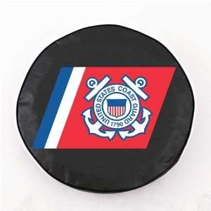  US Coast Guard Logo Tire Cover (Black) A H2 Z Sports 