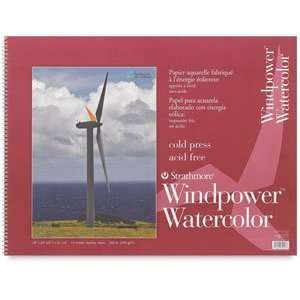 Strathmore Windpower Watercolor Pads   18 times; 24, Watercolor Paper 
