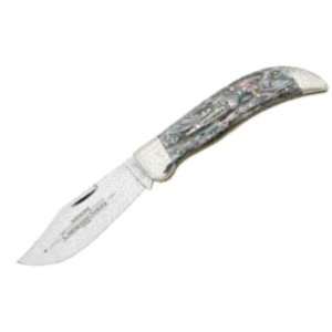 Winchester Knives 18108 Clasp Pocket Knife w/Genuine Abalone Handles 