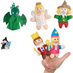   SET OF 6 FAIRY TAIL FINGER PUPPETS WITCH DRAGON & MORE Toys & Games