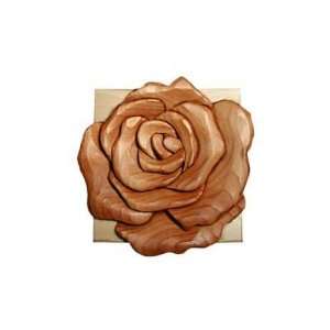  Rose Intarsia Wood Kit (Woodworking Plan)